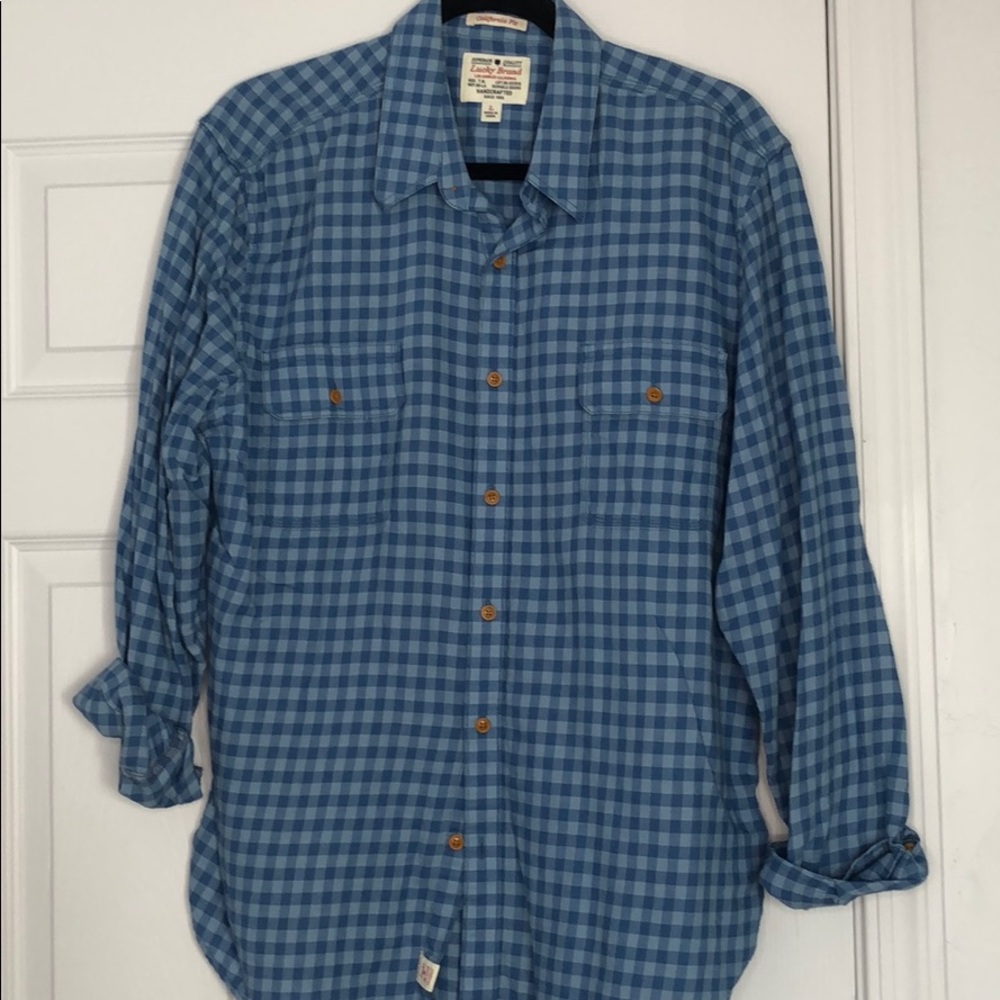 Lucky Brand men’s L button up knit